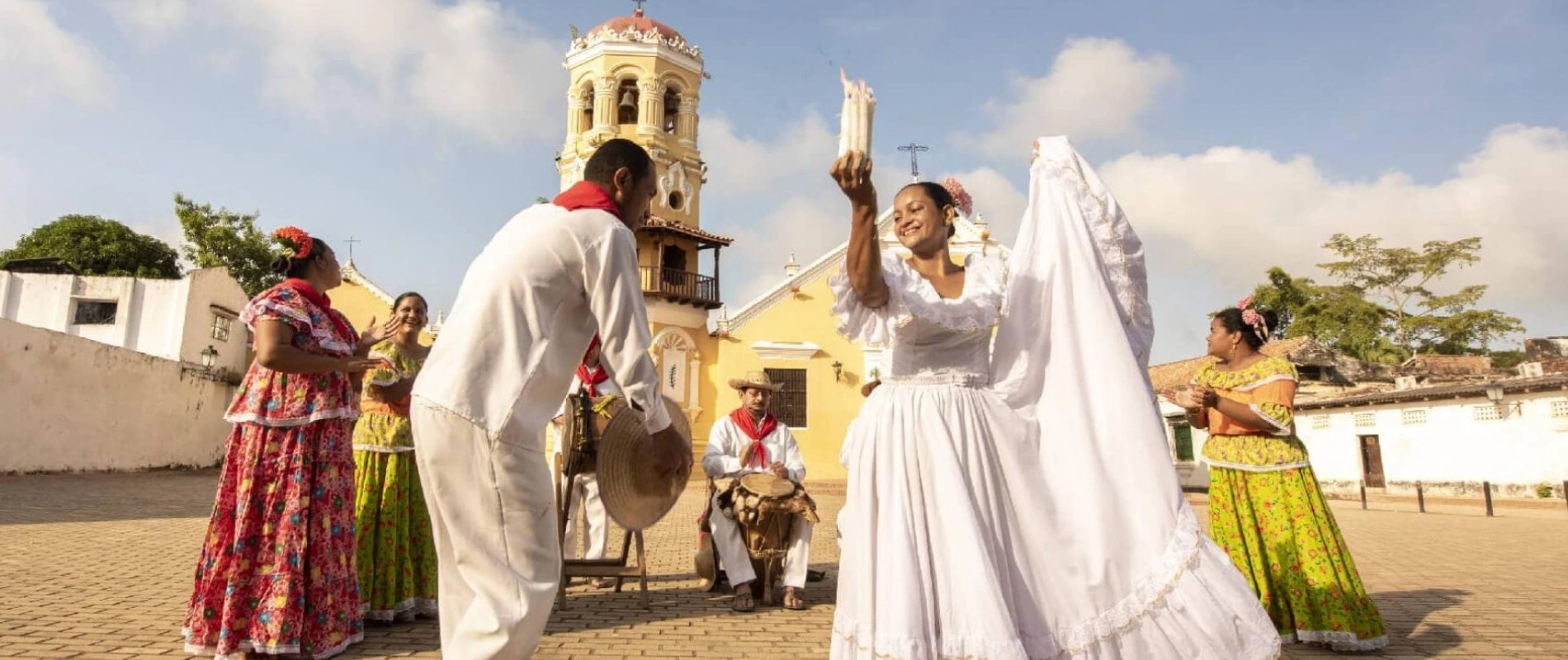 Muestra del folclor colombiano