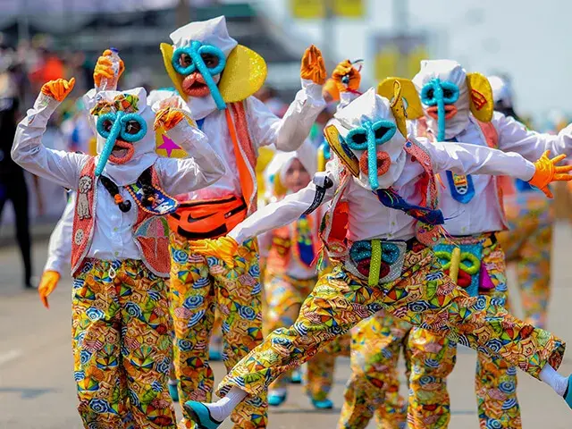 Marimonda en pleno Carnaval.